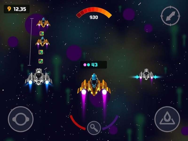 Galactic Glider Multiplayer Gameplay